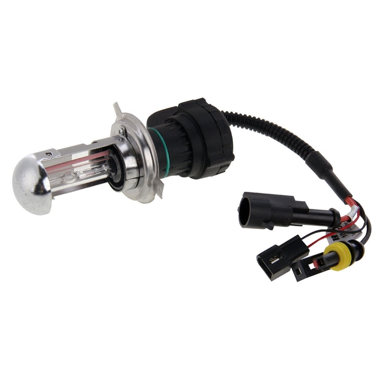 DC12V 35W H4-3 HID Xenon Light Single Beam Super Vision Waterproof Head Lamp with One Cable, Color Temperature: 6000K, Pack of 2 - free shipping - PMC TechLife - Order now!
