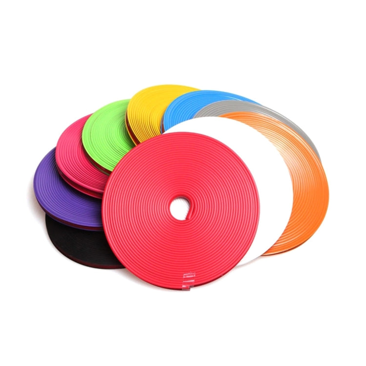 Universal Decorative Scratchproof Stickup 8M Flexible Car Wheel Hub TRIM Mouldings Decoration Strip(Yellow) - Decorative Strip by PMC TechLife | Online Shopping South Africa | PMC TechLife