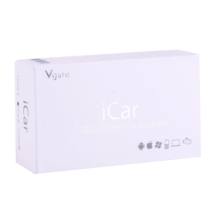 Vgate iCar II Super Mini ELM327 OBDII Bluetooth V3.0 Car Scanner Tool, Support Android OS, Support All OBDII Protocols(Orange + Black) - Code Readers & Scan Tools by Vgate | Online Shopping South Africa | PMC TechLife | Buy Now Pay Later Mobicred
