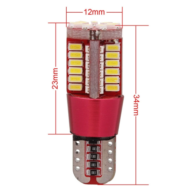 2 PCS T10 5W 285LM White Light 57 SMD 4014 LED Error-Free Canbus Car Clearance Lights Lamp, DC 12V - free shipping - PMC TechLife - Order now!