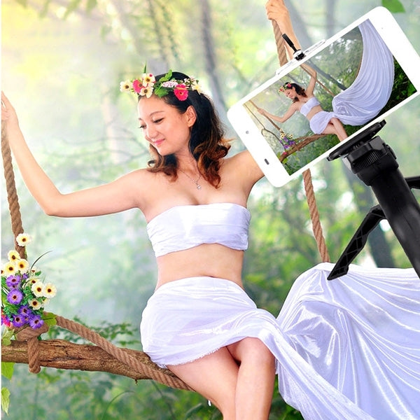 Portable Hand Grip / Mini Tripod Stand Steadicam Curve with Straight Clip for GoPro HERO 4 / 3 / 3+ / SJ4000 / SJ5000 / SJ6000 Sports DV / Digital Camera /  iPhone , Galaxy and other Mobile Phone(Red) - Desktop Holder by PMC TechLife | Online Shopping South Africa | PMC TechLife