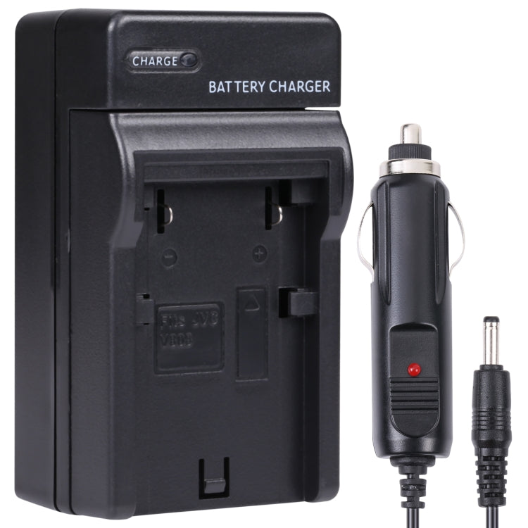 Digital Camera Battery Charger for JVC V808/ V815/ V823(Black) - Battery Car Charger by PMC TechLife | Online Shopping South Africa | PMC TechLife
