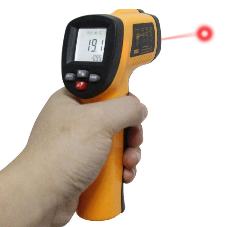 BENETECH GM550E Digital Infrared Thermometer(Yellow) - Digital Thermometer by BENETECH | Online Shopping South Africa | PMC TechLife | Buy Now Pay Later Mobicred
