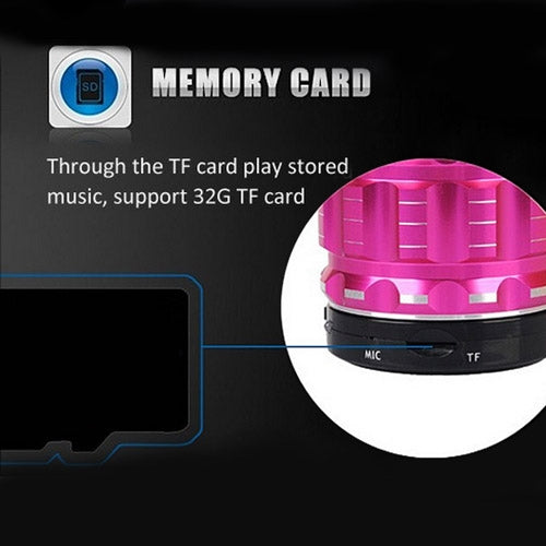 S28 Metal Mobile Bluetooth Stereo Portable Speaker with Hands-free Call Function(Green) - Desktop Speaker by PMC TechLife | Online Shopping South Africa | PMC TechLife