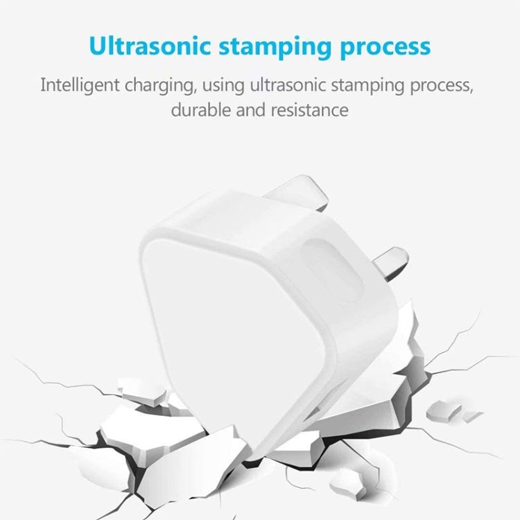 5V / 1A (UK Plug) USB Charger Adapter For  iPhone, Galaxy, Huawei, Xiaomi, LG, HTC and Other Smart Phones, Rechargeable Devices(White) - USB Charger by PMC TechLife | Online Shopping South Africa | PMC TechLife | Buy Now Pay Later Mobicred