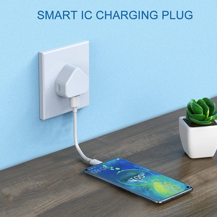 5V / 1A (UK Plug) USB Charger Adapter For  iPhone, Galaxy, Huawei, Xiaomi, LG, HTC and Other Smart Phones, Rechargeable Devices(White) - USB Charger by PMC TechLife | Online Shopping South Africa | PMC TechLife | Buy Now Pay Later Mobicred