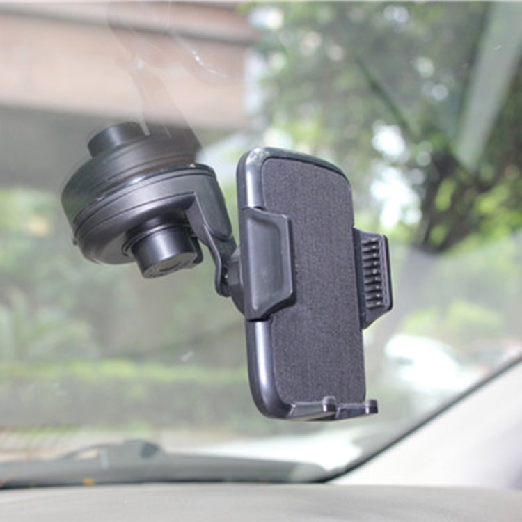 Suction Cup 360 Degree Rotatable Car Holder, For iPhone, Galaxy, Huawei, Xiaomi, LG, HTC and Other Smart Phones(Black) - Car Holders by PMC TechLife | Online Shopping South Africa | PMC TechLife