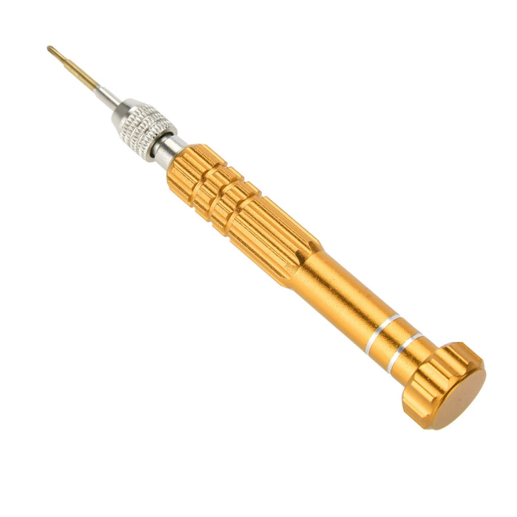 5 in 1 Gold Series Screwdriver Sets for iPhone 5 & 5S & 5C / iPhone 4 & 4S (T5 / T6 / 1.2 / 1.5 / 0.8) - Screwdriver Set by PMC TechLife | Online Shopping South Africa | PMC TechLife