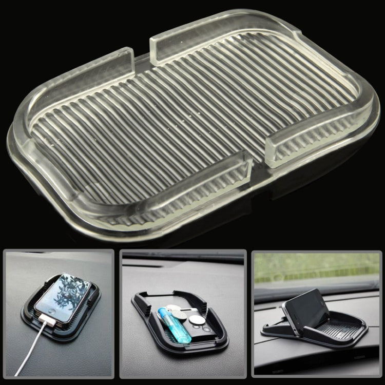 Car Dashboard Anti-skid Magic Sticky Silicone Gel Pad / Holder, For iPhone, Galaxy, Sony, Lenovo, HTC, Huawei, and other Smartphones(Transparent) - Car Holders by PMC TechLife | Online Shopping South Africa | PMC TechLife