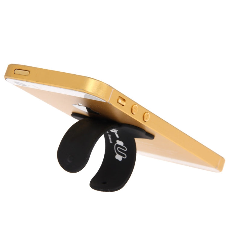 100 PCS Touch-u One Touch Universal Silicone Stand Holder, 100 PCS Touch-u One Touch Universal Silicone Stand Holder(Black) - Desktop Holder by PMC TechLife | Online Shopping South Africa | PMC TechLife