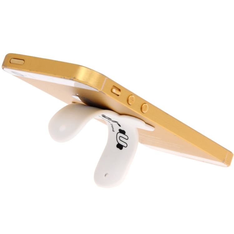 100 PCS Touch-u One Touch Universal Silicone Stand Holder(White) - free shipping - PMC TechLife - Order now!