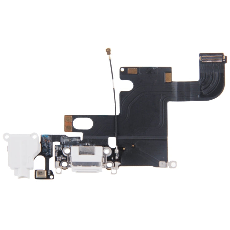 Charging Port Dock Connector Flex Cable  for iPhone 6(White) - iPhone 6/6 Plus Parts by PMC TechLife | Online Shopping South Africa | PMC TechLife