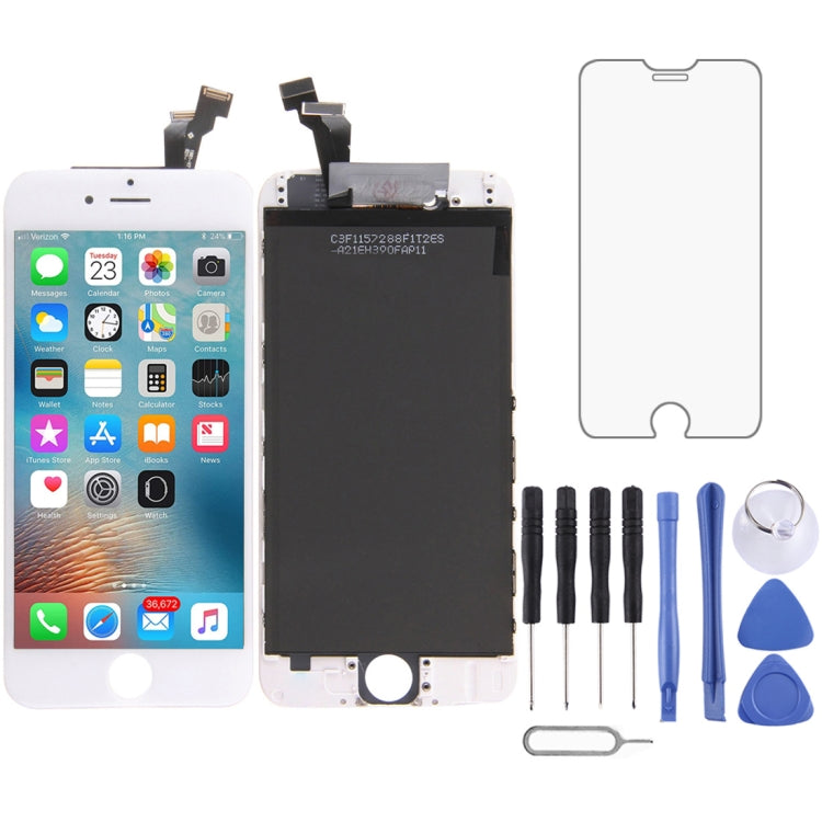 Original LCD Screen for iPhone 6 with Digitizer Full Assembly  (White) - iPhone 6/6 Plus Parts by PMC TechLife | Online Shopping South Africa | PMC TechLife