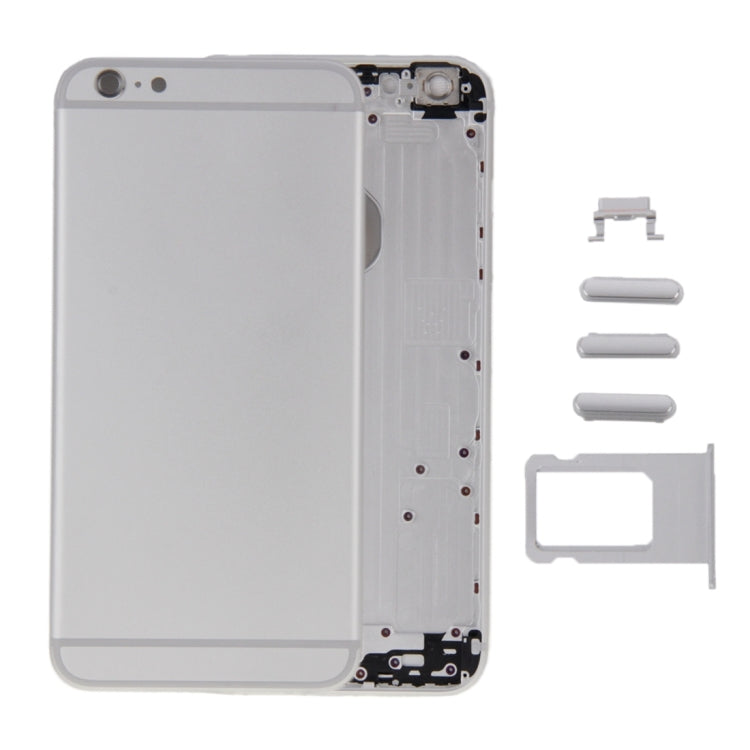6 in 1 for iPhone 6 (Back Cover + Card Tray + Volume Control Key + Power Button + Mute Switch Vibrator Key + Sign) Full Assembly Housing Cover(Silver) - iPhone 6/6 Plus Parts by PMC TechLife | Online Shopping South Africa | PMC TechLife