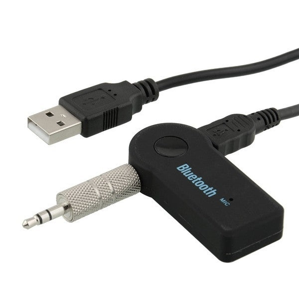 Car Bluetooth Handsfree Music Mic Receiver For iPhone, Galaxy, Sony, Lenovo, HTC, Huawei, and other Smartphones - Bluetooth Adapters by PMC TechLife | Online Shopping South Africa | PMC TechLife | Buy Now Pay Later Mobicred