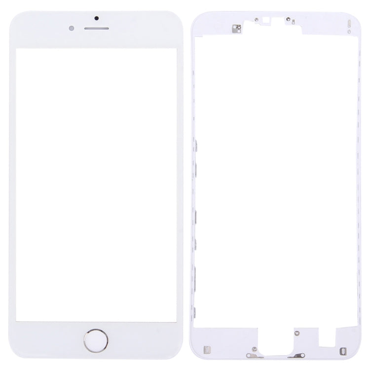 3 in 1 for iPhone 6s Plus (Front Screen Outer Glass Lens + Front Housing LCD Frame + Home Button)(Silver) - free shipping - PMC TechLife - Order now!