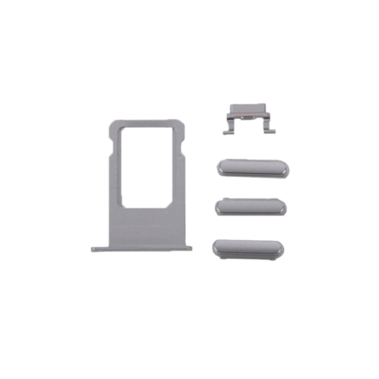 6 in 1 for iPhone 6 Plus (Back Cover + Card Tray + Volume Control Key + Power Button + Mute Switch Vibrator Key + Sign) Full Assembly Housing Cover(Grey) - iPhone 6/6 Plus Parts by PMC TechLife | Online Shopping South Africa | PMC TechLife