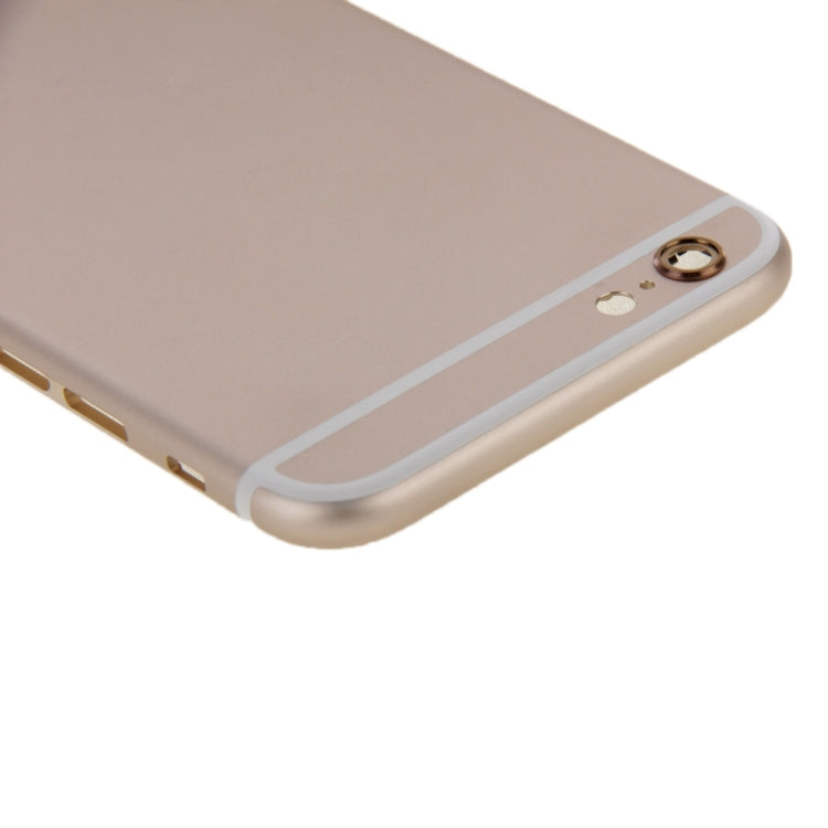 6 in 1 for iPhone 6 Plus (Back Cover + Card Tray + Volume Control Key + Power Button + Mute Switch Vibrator Key + Sign) Full Assembly Housing Cover(Gold) - iPhone 6/6 Plus Parts by PMC TechLife | Online Shopping South Africa | PMC TechLife