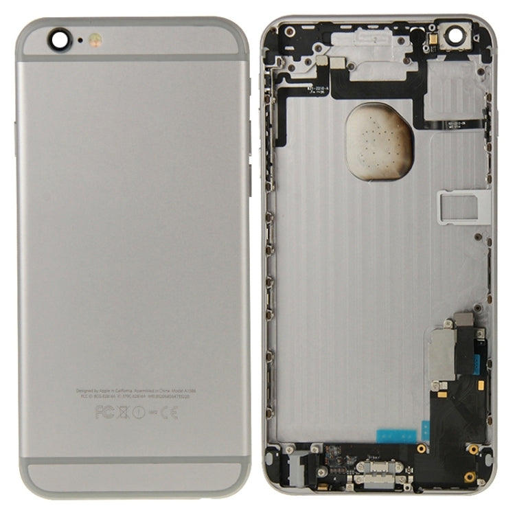 Full Housing Back Cover for iPhone 6 Plus(Grey) - iPhone 6/6 Plus Parts by PMC TechLife | Online Shopping South Africa | PMC TechLife | Buy Now Pay Later Mobicred
