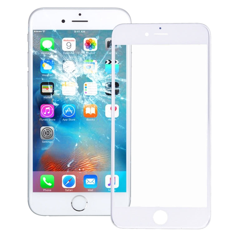Front Screen Outer Glass Lens with Front LCD Screen Bezel Frame for iPhone 6s(White) - free shipping - PMC TechLife - Order now!
