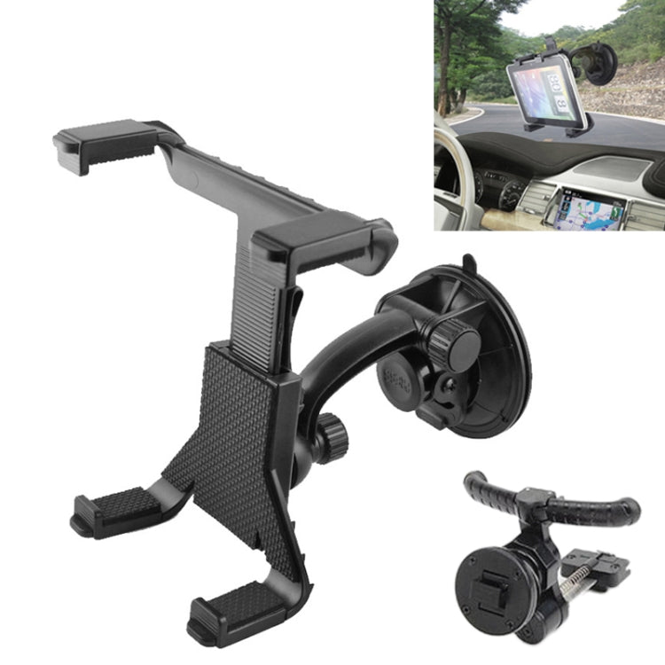 2 in 1 (Air Conditioning Vent Holder + Car Holder) for iPad, iPad mini, other Tab(Black) - Car Holders by PMC TechLife | Online Shopping South Africa | PMC TechLife