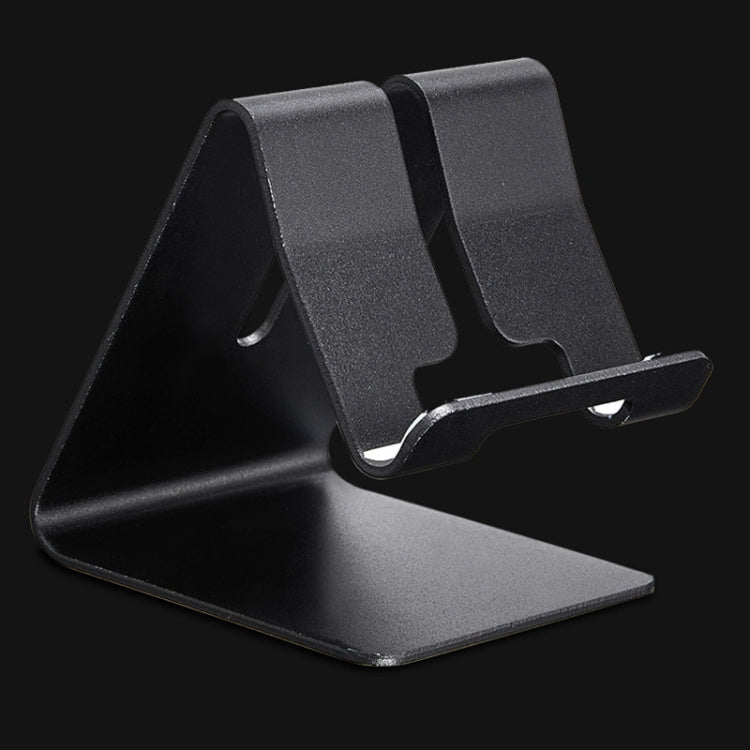 Aluminum Stand Desktop Holder for iPad, iPhone, Galaxy, Huawei, Xiaomi, HTC, Sony, and other Mobile Phones or Tablets(Black) - Desktop Holder by PMC TechLife | Online Shopping South Africa | PMC TechLife