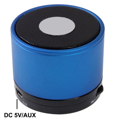 Bluetooth 2.1 Mini Stereo Speaker for iPhone 5 / iPhone 4 & 4S / iPad 4 / New iPad / iPad mini / mini 2 Retina, Built-in Rechargeable Battery, Support TF Card(Blue) - Desktop Speaker by PMC TechLife | Online Shopping South Africa | PMC TechLife