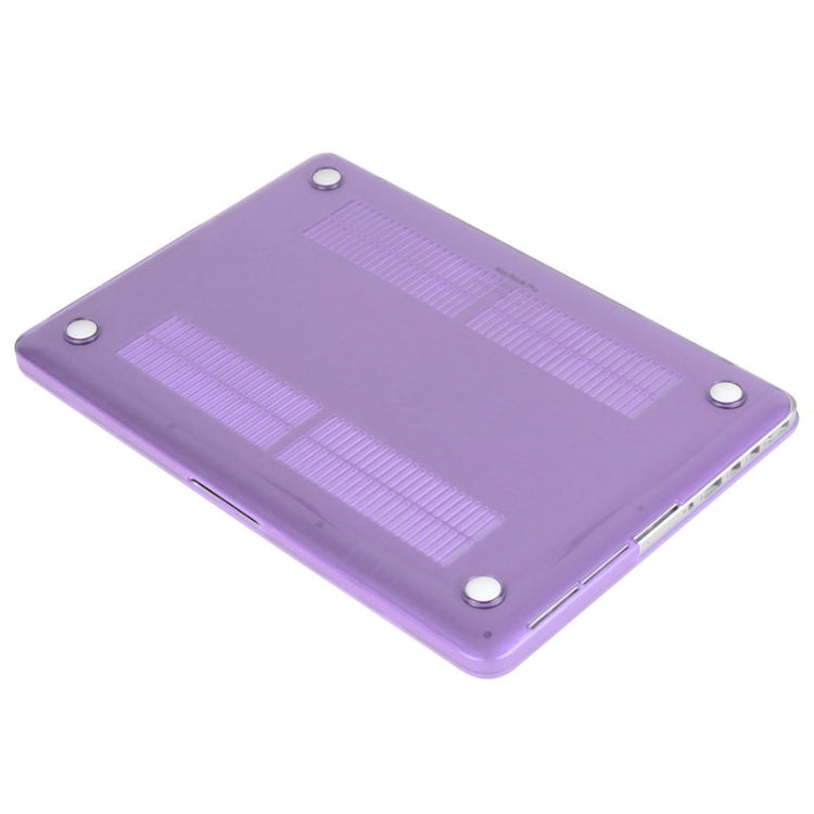 ENKAY for Macbook Pro Retina 13.3 inch (US Version) / A1425 / A1502 Hat-Prince 3 in 1 Crystal Hard Shell Plastic Protective Case with Keyboard Guard & Port Dust Plug(Purple) - free shipping - PMC TechLife - Order now!