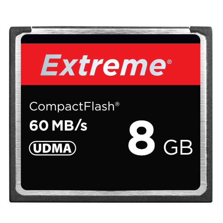 8GB Extreme Compact Flash Card, 400X Read  Speed, up to 60 MB/S (100% Real Capacity) - CF Card by PMC TechLife | Online Shopping South Africa | PMC TechLife