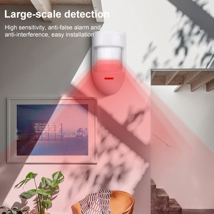 Passive Infrared Sensor EL-55(White) - Infrared Detector by PMC TechLife | Online Shopping South Africa | PMC TechLife | Buy Now Pay Later Mobicred