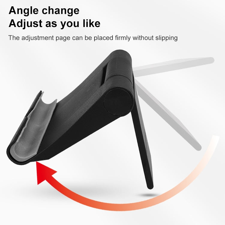 Peacock Foldable Adjustable Stand Desktop Holder for iPad Air & Air 2, iPad mini, Galaxy Tab, and other Tablet PC (Red) - Desktop Holder by PMC TechLife | Online Shopping South Africa | PMC TechLife