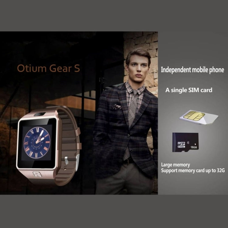 Otium Gear S 2G Smart Watch Phone, Anti-Lost / Pedometer / Sleep Monitor, MTK6260A 533MHz, Bluetooth / Camera(Gold) - Smart Watches by Otium | Online Shopping South Africa | PMC TechLife | Buy Now Pay Later Mobicred