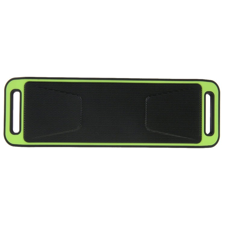 Portable Stereo Wireless Bluetooth Music Speaker, Support Hands-free Answer Phone & FM Radio & TF Card, For iPhone, Galaxy, Sony, Lenovo, HTC, Huawei, Google, LG, Xiaomi, other Smartphones(Green) - Desktop Speaker by PMC TechLife | Online Shopping South Africa | PMC TechLife