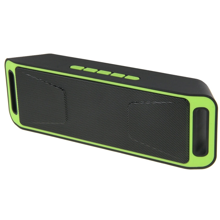 Portable Stereo Wireless Bluetooth Music Speaker, Support Hands-free Answer Phone & FM Radio & TF Card, For iPhone, Galaxy, Sony, Lenovo, HTC, Huawei, Google, LG, Xiaomi, other Smartphones(Green) - Desktop Speaker by PMC TechLife | Online Shopping South Africa | PMC TechLife