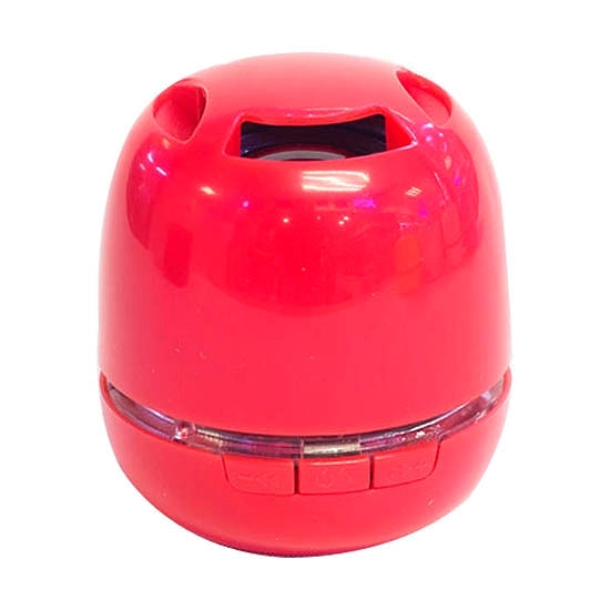T6 Egg Style Mini Portable LED Light Bluetooth Stereo Speaker, Support TF Card / Handfree Function, For iPhone, Galaxy, Sony, Lenovo, HTC, Huawei, Google, LG, Xiaomi, other Smartphones and all Bluetooth Devices(Red) - Desktop Speaker by PMC TechLife | Online Shopping South Africa | PMC TechLife