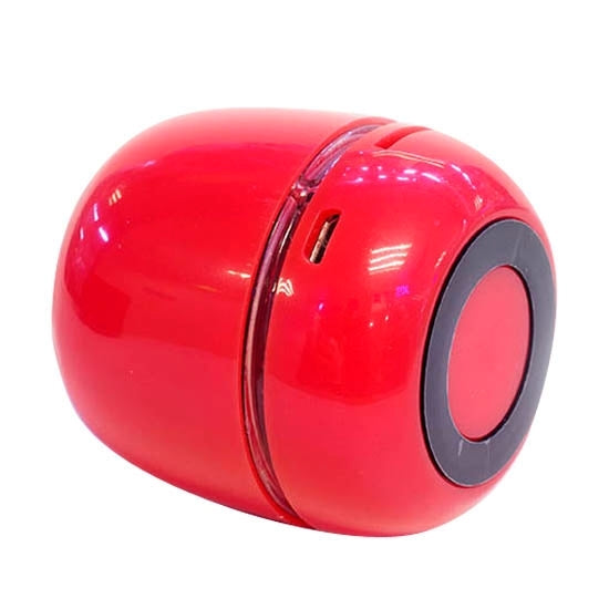 T6 Egg Style Mini Portable LED Light Bluetooth Stereo Speaker, Support TF Card / Handfree Function, For iPhone, Galaxy, Sony, Lenovo, HTC, Huawei, Google, LG, Xiaomi, other Smartphones and all Bluetooth Devices(Red) - Desktop Speaker by PMC TechLife | Online Shopping South Africa | PMC TechLife