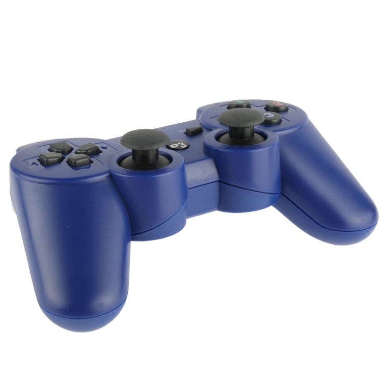 Double Shock III Wireless Controller, Manette Sans Fil Double Shock III for Sony PS3, Has Vibration Action(with logo)(Blue) - Gamepads by PMC TechLife | Online Shopping South Africa | PMC TechLife