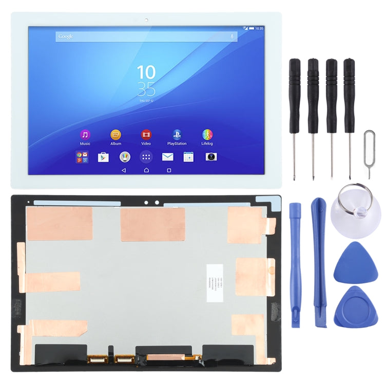 Original LCD Screen for Sony Xperia Z4 Tablet / SGP771 with Digitizer Full Assembly(White) - free shipping - PMC TechLife - Order now!