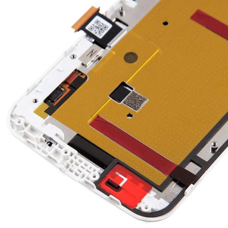 3 in 1 (LCD + Frame + Touch Pad) Digitizer Assembl for Motorola Moto G2(White) - free shipping - PMC TechLife - Order now!