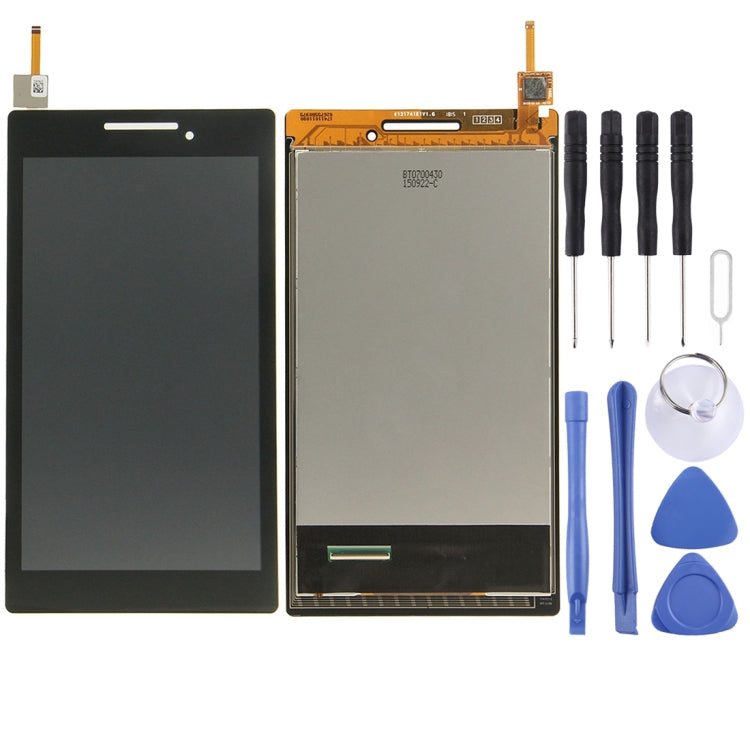 OEM LCD Screen for Lenovo TAB 2 A7-10 with Digitizer Full Assembly (Black) - free shipping - PMC TechLife - Order now!