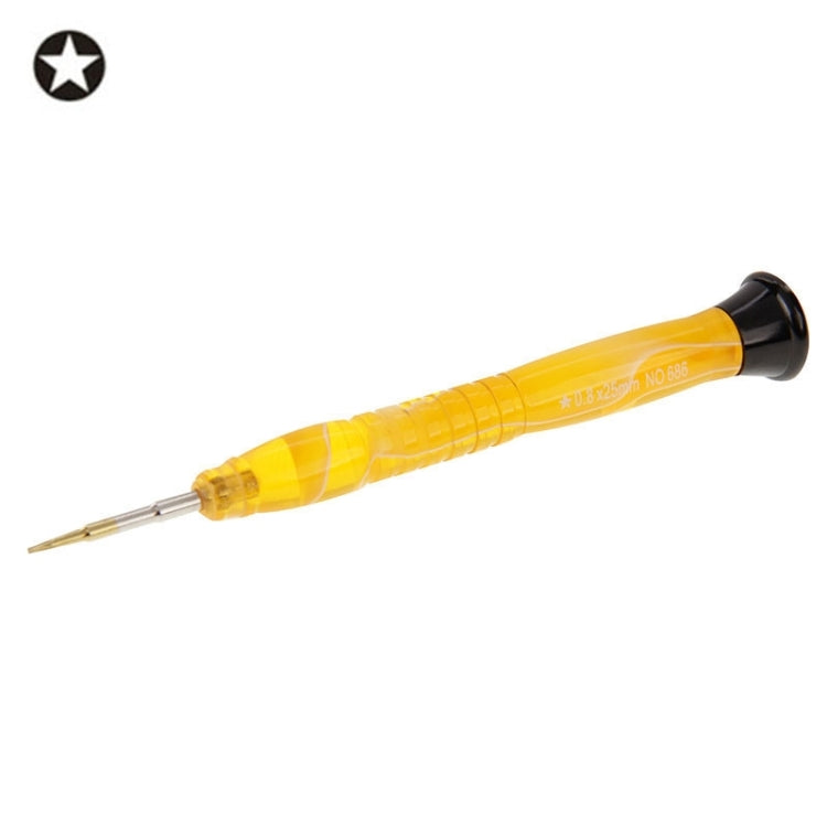 XL-0.8 Embedded Crystal Flower Professional Versatile 0.8 Pentalobe Screwdriver for Mobile Phone / Tablets Repair, Random Color Delivery(Green,Yellow,Red,Blue) - Screwdriver by PMC TechLife | Online Shopping South Africa | PMC TechLife | Buy Now Pay Later Mobicred