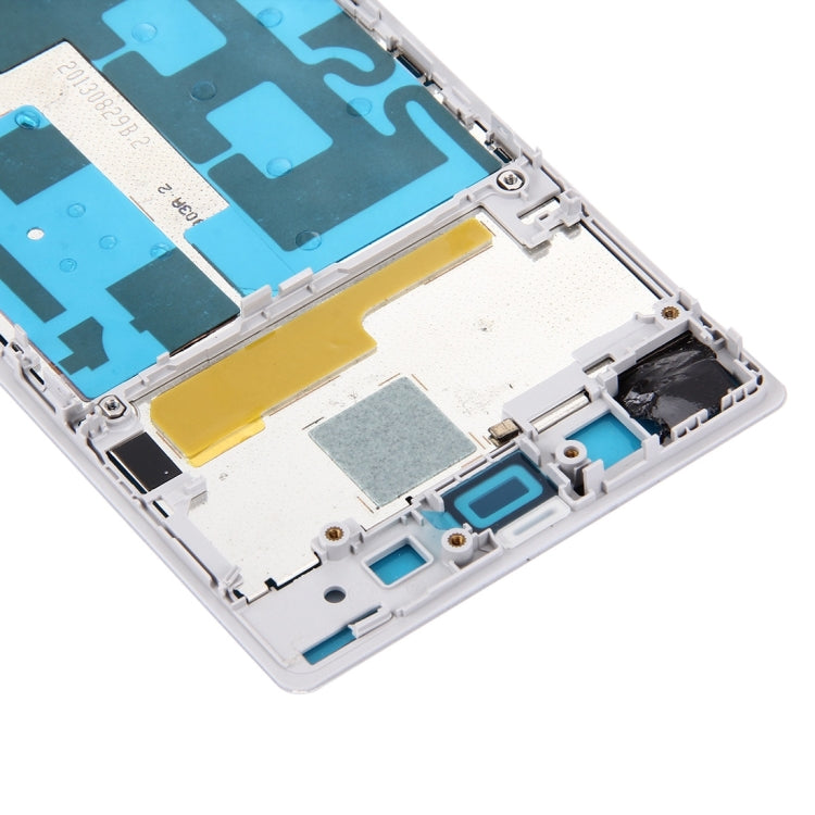 Front Housing LCD Frame Bezel Plate  for Sony Xperia Z1 / C6902 / L39h / C6903 / C6906 / C6943(White) - Frame Bezel Plate by PMC TechLife | Online Shopping South Africa | PMC TechLife