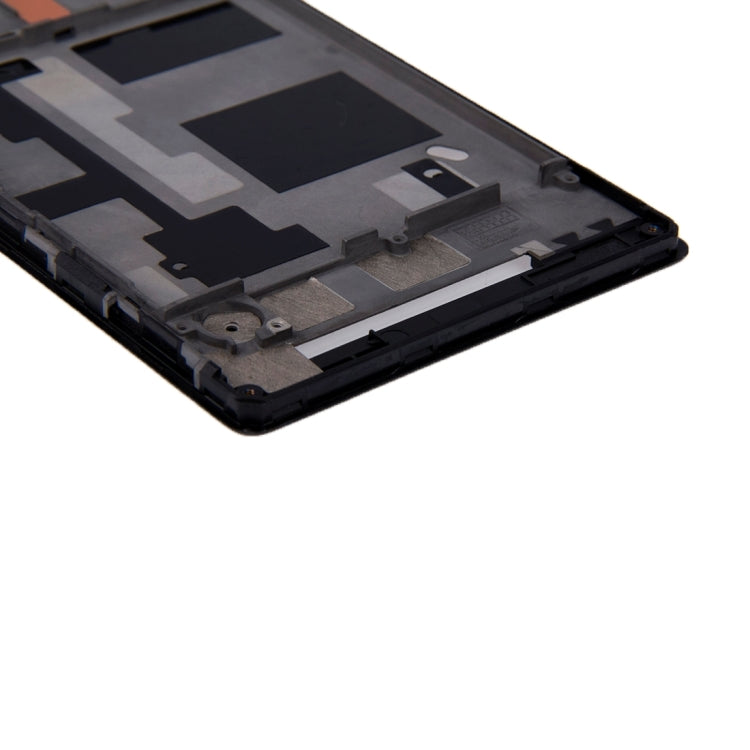 Front Housing  with Adhesive for Sony Xperia C3(Black) - Frame Bezel Plate by PMC TechLife | Online Shopping South Africa | PMC TechLife