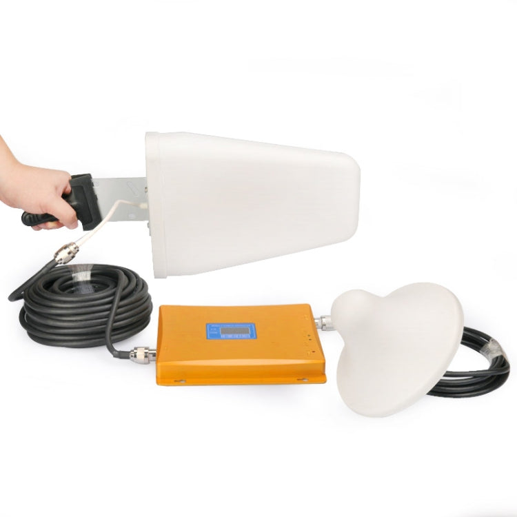 Mobile LED DCS 1800MHz & GSM 900MHz Signal Booster / Signal Repeater with Logarithm Periodic Antenna(Gold) - free shipping - PMC TechLife - Order now!