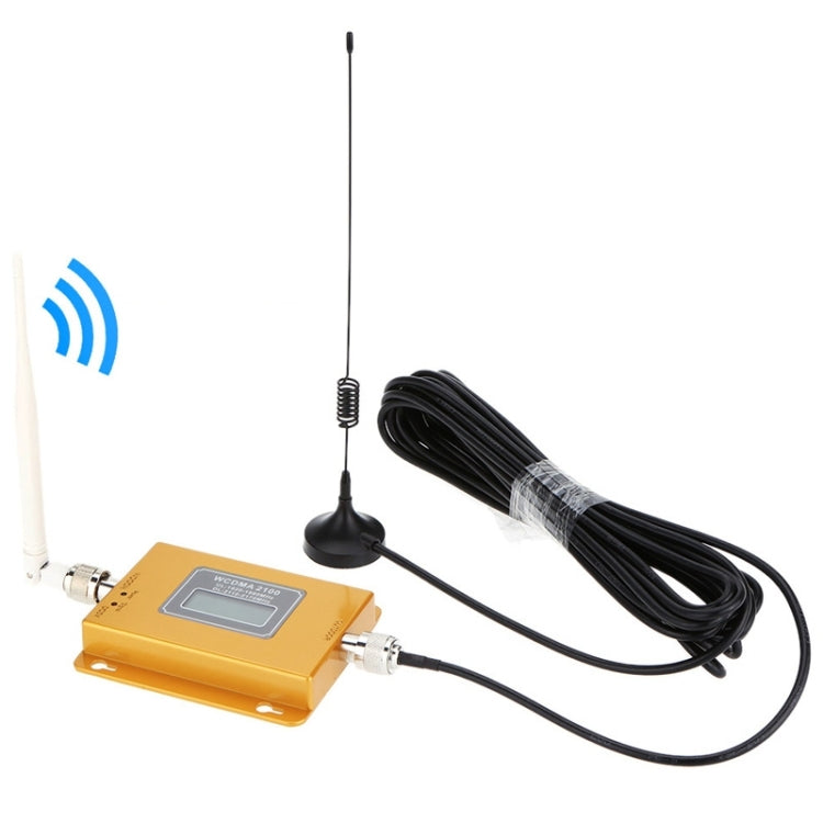 WCDMA 2100MHz Mobile Phone Signal Booster / LCD Signal Repeater with Sucker Antenna - Boosters by PMC TechLife | Online Shopping South Africa | PMC TechLife