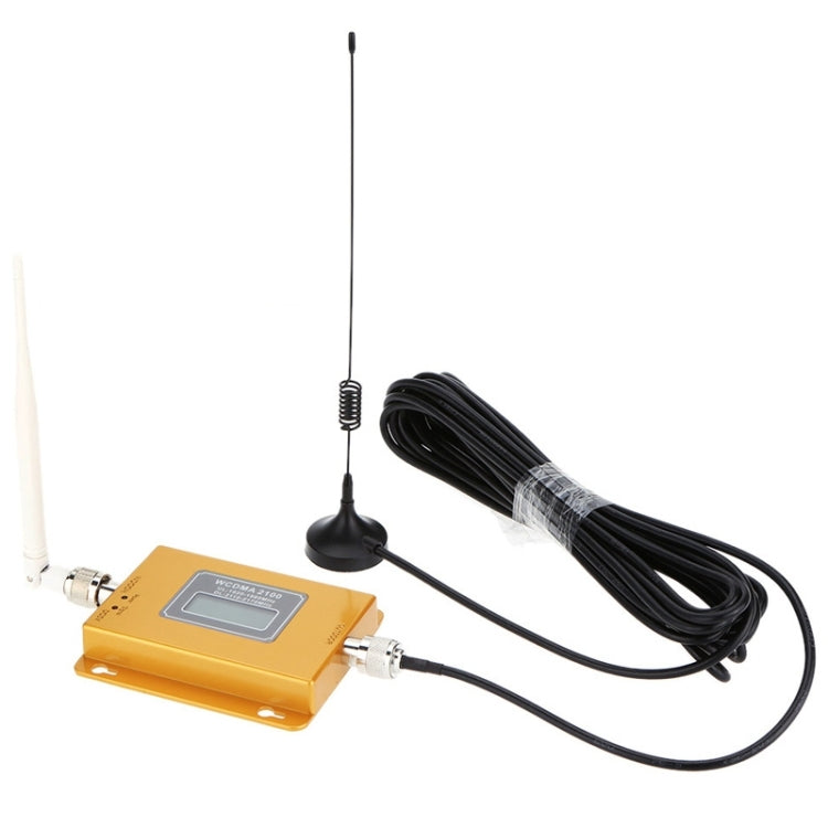 WCDMA 2100MHz Mobile Phone Signal Booster / LCD Signal Repeater with Sucker Antenna - Boosters by PMC TechLife | Online Shopping South Africa | PMC TechLife