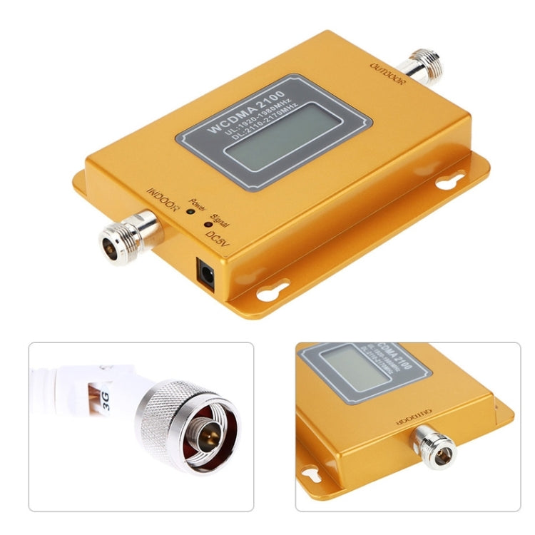 WCDMA 2100MHz Mobile Phone Signal Booster / LCD Signal Repeater with Sucker Antenna - Boosters by PMC TechLife | Online Shopping South Africa | PMC TechLife