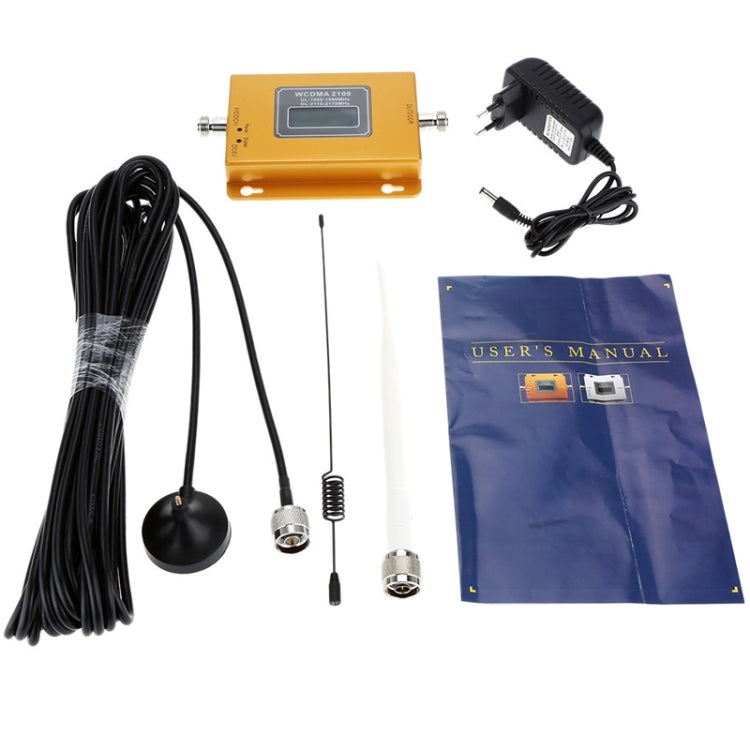 WCDMA 2100MHz Mobile Phone Signal Booster / LCD Signal Repeater with Sucker Antenna - Boosters by PMC TechLife | Online Shopping South Africa | PMC TechLife