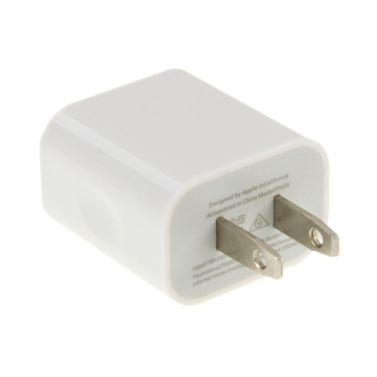 2-Ports 5V 2A US Plug USB Charger, For iPad, iPhone, Galaxy, Huawei, Xiaomi, LG, HTC and Other Smart Phones, Rechargeable Devices(White) - USB Charger by PMC TechLife | Online Shopping South Africa | PMC TechLife