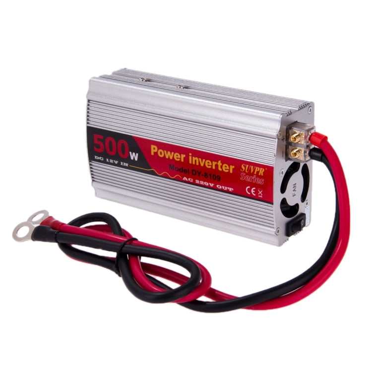 SUVPR DY-8109 500W DC 12V to AC 220V Car Power Inverter with 500mA USB Port & Universal Power Socket - Others by SUVPR | Online Shopping South Africa | PMC TechLife | Buy Now Pay Later Mobicred